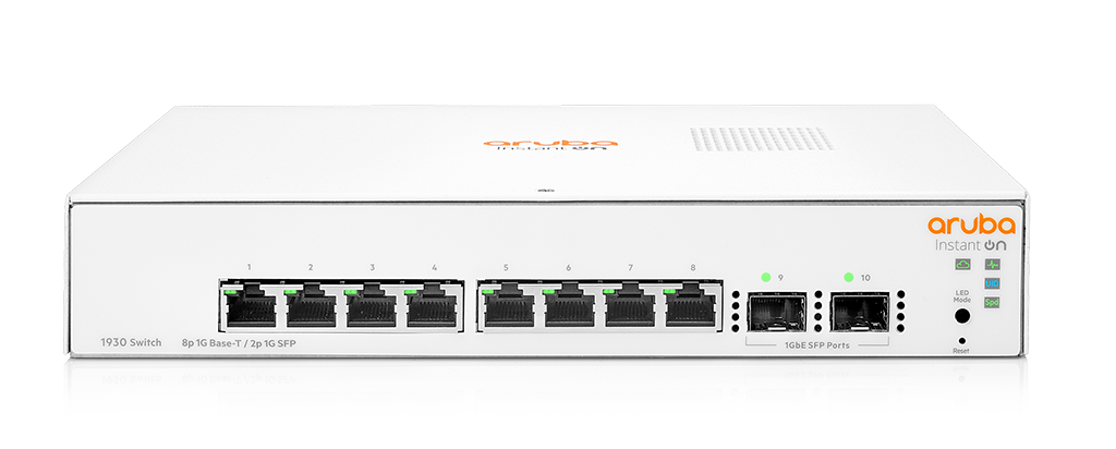 HPE Networking Instant On Switch 8p Gigabit 2p SFP 1930 (JL680A)