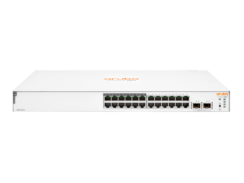 HPE Networking Instant On Switch 24p Gigabit CL4 PoE 2p SFP 195W 1830 (JL813A)