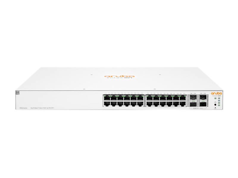 HPE Networking Instant On Switch 24p Gigabit CL4 PoE 4p SFP+ 195W 1930 (JL683B)
