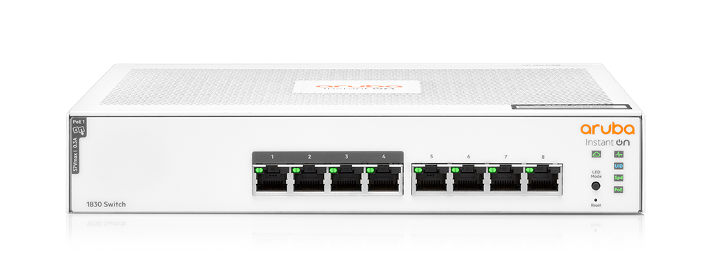 HPE Networking Instant On Switch 8p Gigabit CL4 PoE 65W 1830