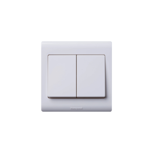 Công tắc đôi Honeywell Elegant EW4782SP2WHISG, 16A, 2 cực, 2 chiều