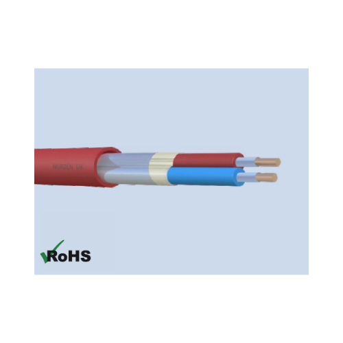 Cáp Chống Cháy Norden 5N-1502L: 2 lõi 1.5 mm², Có Chống Nhiễu, Cách Điện MICA+XLPE, Vỏ LSZH