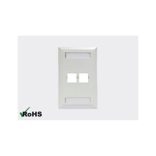 Mặt Ổ Cắm Mạng Norden 124-15102WH Tiêu Chuẩn Mỹ 02 Cổng – Màu Trắng