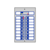 Mô-đun Điều Khiển Hiển Thị Phụ Notifier MCU-16B